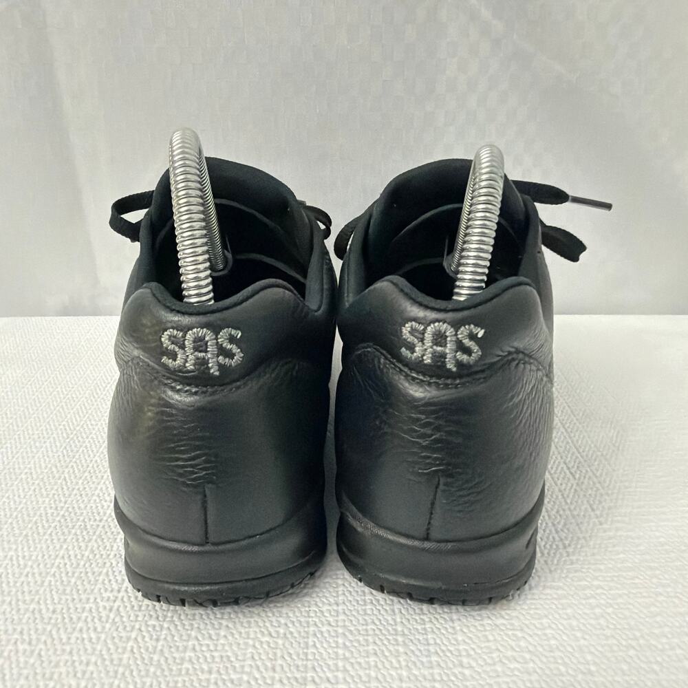 SAS Shoes Womens Size 9.5 N Liberty Comfort Slip Resistant Lace Up Black Leather - Picture 4 of 10